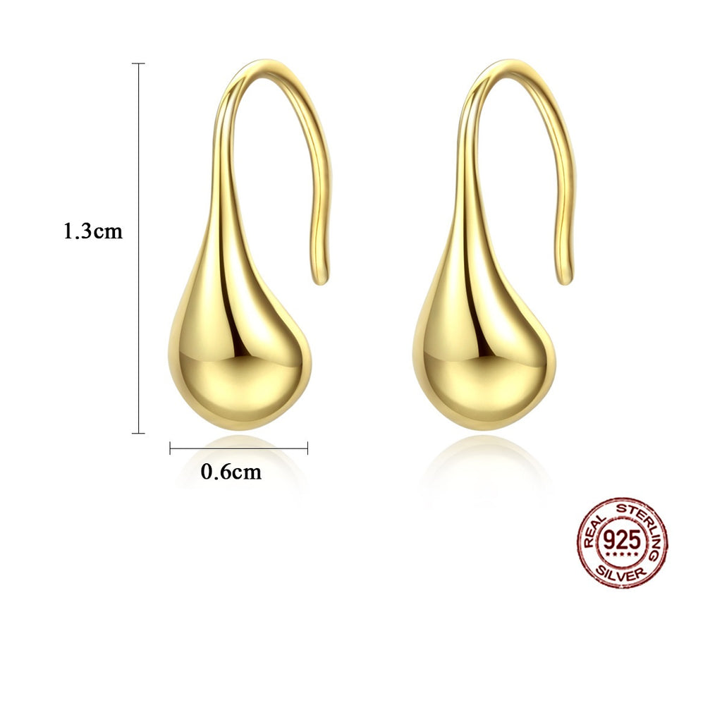 Pendiente de gota con diseño de gota de agua.