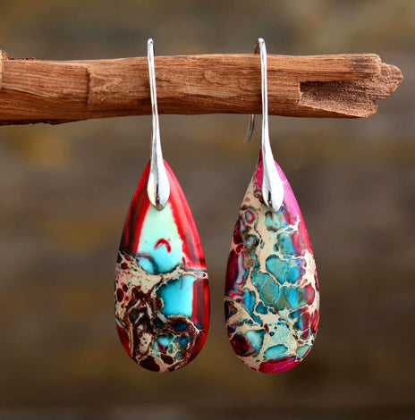 Pendant Earrings For Women Bohemian-style Multi-color Ear Accessories With A Chic Vibe