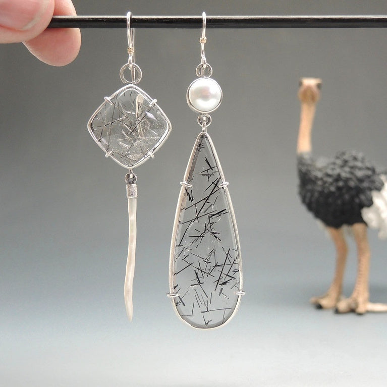 Pendiente antique silver