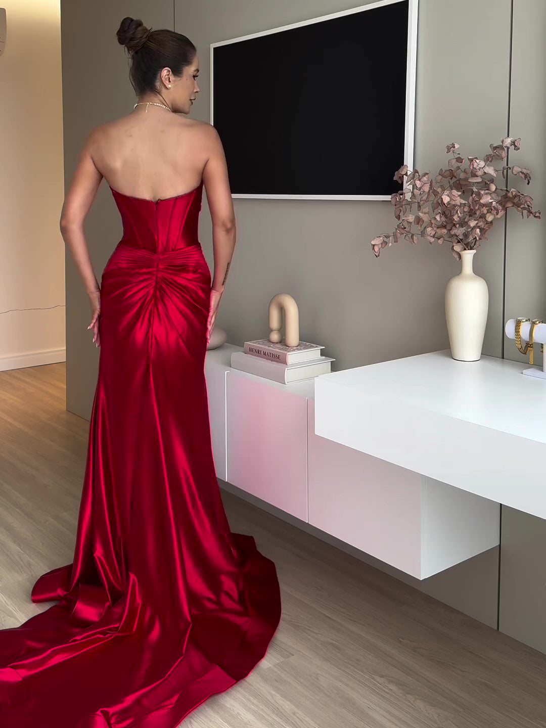 Vestido escote corazón