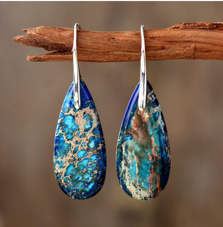 Hängende Ohrringe für Damen im Bohème-Stil, mehrfarbig, mit schickem Flair